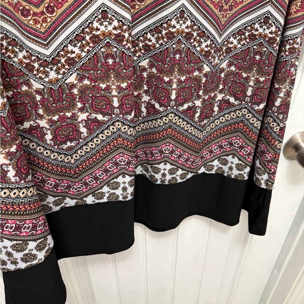 Sami & Jo Multicolor Chevron Pattern Women's Shif… - image 5